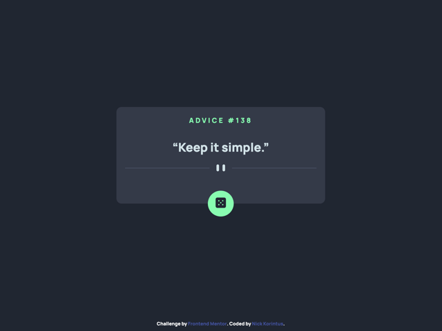 Advice Generator thumbnail image